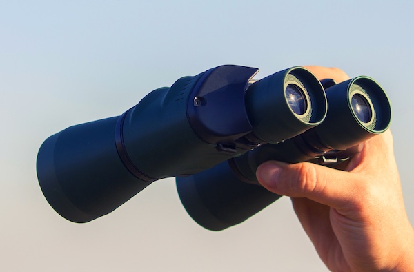 Binoculars for birdwatching.
